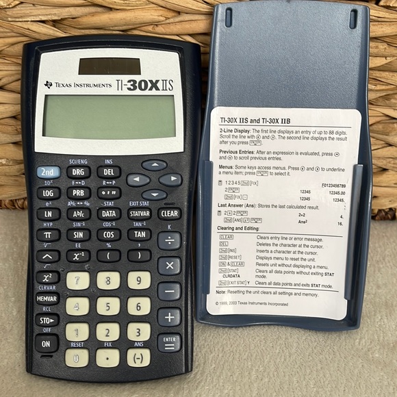 Texas Instrument TI-30X IIS Scientific Calculator. Test Prep Ready - Picture 2 of 9
